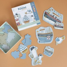6 in 1 Puzzles de Formes Sailors Bay - Little Dutch 2