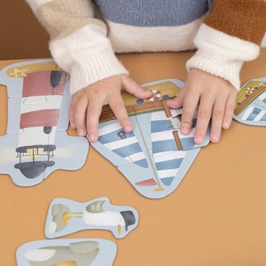 6 in 1 Puzzles de Formes Sailors Bay - Little Dutch 6 in 1 Puzzles de Formes Sailors Bay - Little Dutch
