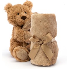 Doudou couverture Ours Bartholomew - Jellycat 2