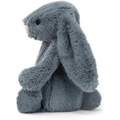 Peluche Lapin Bashful Dusky Blue - 31 cm - Jellycat 2