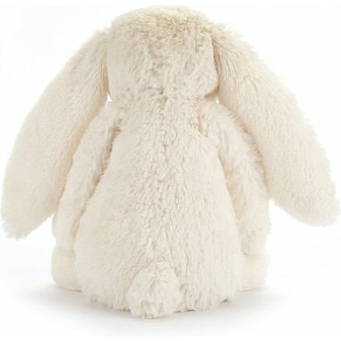 Peluche petit poney blanc en coton et en polyester 21x26x5cm DARLING
