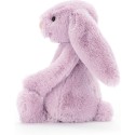 Peluche lapin bashful mauve de - small - Jellycat