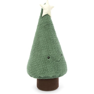 Peluche Sapin de Noël Epicéa Etoile Blanche Géant Amuseable - Jellycat