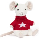 Peluche Souris Pull de Noël - Jellycat