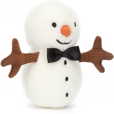 Peluche petit bonhomme de neige de Collection Festive Folly - Jellycat