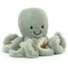 Odyssey petite pieuvre verte Octopus Baby - 14 cm - Jellycat