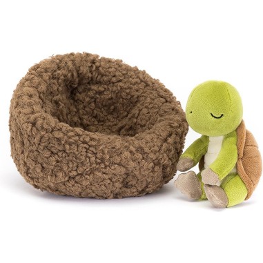 Peluche Tortue dans son nid Hibernating - Jellycat