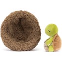 Peluche Tortue dans son nid Hibernating - Jellycat