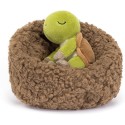 Peluche Tortue dans son nid Hibernating - Jellycat