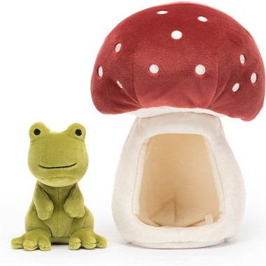 Peluche Grenouille dans un champignon Forest - Jellycat Peluche Grenouille dans un champignon Forest - Jellycat