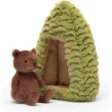 Peluche Ours dans sa tanière Forest - Jellycat