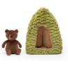 Peluche Ours dans sa tanière Forest - Jellycat