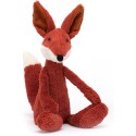 Harkle Fox - L: 8 cm x l: 10 cm x h: 30 cm - Jellycat