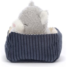 Peluche chat et son panier Napping Nipper - Jellycat 2