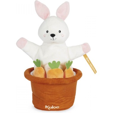 Peluche Marionnette Cache Cache Lapin Robin Kachoo - Kaloo