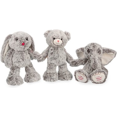 Peluche musicale lapin Gris prestige Léo - Kaloo Peluche musicale lapin Gris prestige Léo - Kaloo