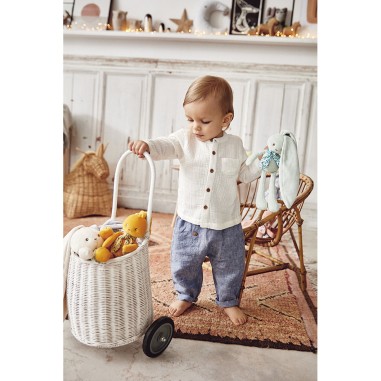 Doudou Pantin aqua lapin - Petit 25cm - Kaloo Doudou Pantin aqua lapin - Petit 25cm - Kaloo