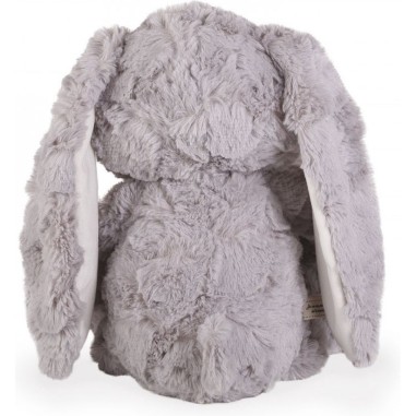 Peluche lapin gris prestige 38cm - Rouge - Kaloo