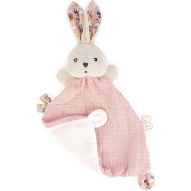 K'Doux - Doudou Lapin Coquelicot - 20Cm - Kaloo K'Doux - Doudou Lapin Coquelicot - 20Cm - Kaloo