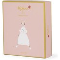 K'Doux - Doudou Lapin Coquelicot - 20Cm - Kaloo K'Doux - Doudou Lapin Coquelicot - 20Cm - Kaloo