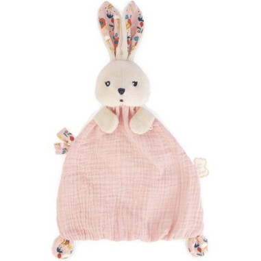 K'Doux - Doudou Lapin Coquelicot - 20Cm - Kaloo K'Doux - Doudou Lapin Coquelicot - 20Cm - Kaloo