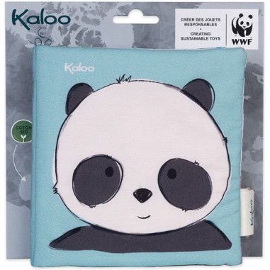 Livre d'éveil coton bio Panda - Partenariat Wwf® - Kaloo Livre d'éveil coton bio Panda - Partenariat Wwf® - Kaloo
