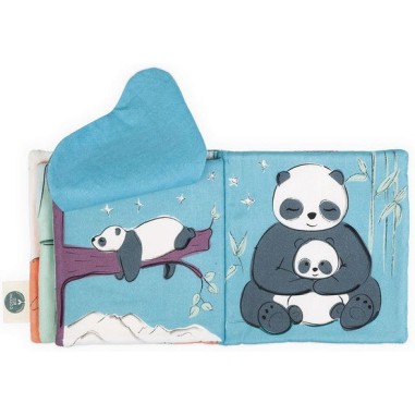 Livre d'éveil coton bio Panda - Partenariat Wwf® - Kaloo Livre d'éveil coton bio Panda - Partenariat Wwf® - Kaloo