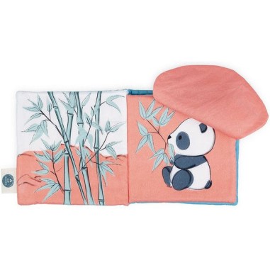 Livre d'éveil coton bio Panda - Partenariat Wwf® - Kaloo Livre d'éveil coton bio Panda - Partenariat Wwf® - Kaloo