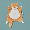 Doudou carré Léonard le renard 20cm - Les Fripons - Kaloo