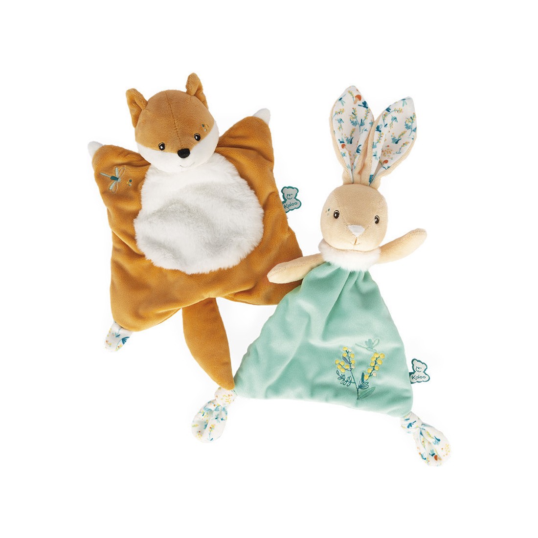 Lapinoo doudou lapin vert - Kaloo - Chat Perché - Jeux et Jouets!