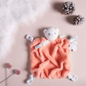 Doudou ourson corail 20cm - Plume - Kaloo