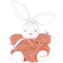 Doudou Patapouf lapinou corail petit 20cm - Plume - Kaloo