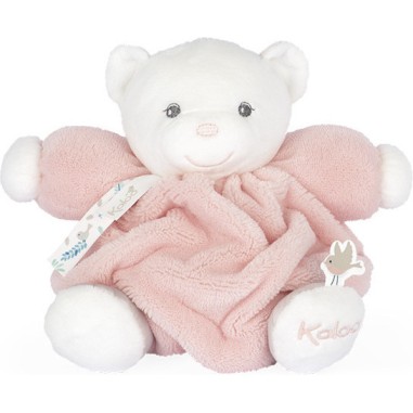 Doudou ours rose - Peluche ours moelleuse - Kaloo