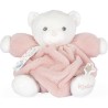 Doudou Patapouf ourson rose poudré petit 20cm - Plume - Kaloo