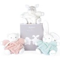 Doudou Patapouf ourson rose poudré petit 20cm - Plume - Kaloo