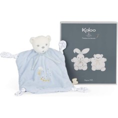 Doudou ourson 4 noeuds bleu 20 cm - Kaloo 2