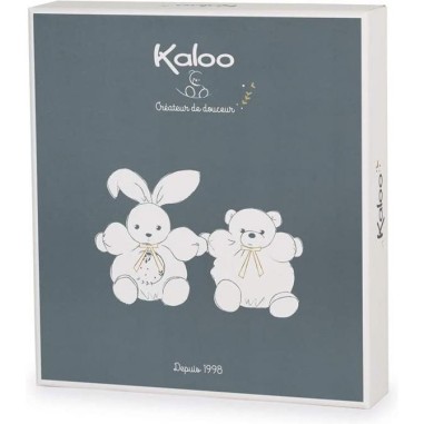 Doudou ourson 4 noeuds bleu 20 cm - Kaloo Doudou ourson 4 noeuds bleu 20 cm - Kaloo