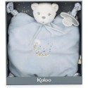 Doudou ourson 4 noeuds bleu 20 cm - Kaloo