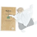 Petit pas doudou coton bio ourson gris - Kaloo