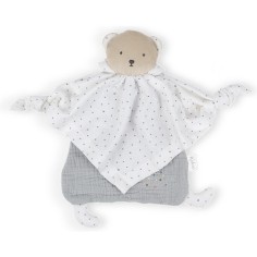 Petit pas doudou coton bio ourson gris - Kaloo 2