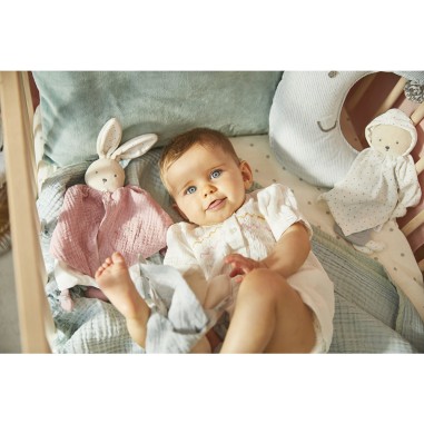 Petit pas doudou coton bio ourson gris - Kaloo Petit pas doudou coton bio ourson gris - Kaloo