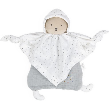 Petit pas doudou coton bio ourson gris - Kaloo Petit pas doudou coton bio ourson gris - Kaloo