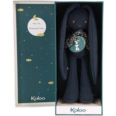 Peluche Pantin Lapin Bleu Nuit Lapinoo 25 cm - Kaloo Peluche Pantin Lapin Bleu Nuit Lapinoo 25 cm - Kaloo