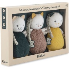 Stimuli : Doudous sensoriels pour bébé - Set de 3 - Kaloo 2