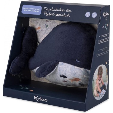Peluche bouillotte chaud et froid Baleine medium - Kaloo Peluche bouillotte chaud et froid Baleine medium - Kaloo