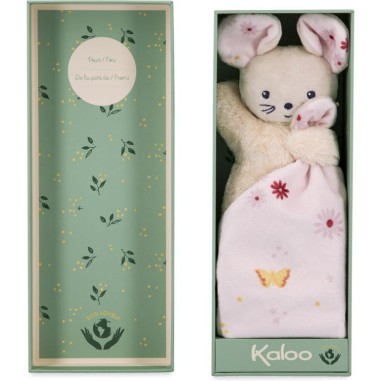 Carre Douceur Doudou Souris Jolie Marguerite 17Cm - Kaloo