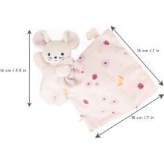 Carre Douceur Doudou Souris Jolie Marguerite 17Cm - Kaloo 2
