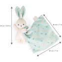 Carré douceur : Doudou lapin Bouquet d'agrumes 17 cm - Kaloo Carré douceur : Doudou lapin Bouquet d'agrumes 17 cm - Kaloo
