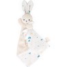 Carré douceur : Doudou lapin Blanc délicat 17 cm - Kaloo