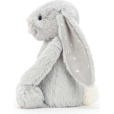 Peluche lapin étoile gris/Shimmer Bashful - 31 cm - Jellycat Peluche lapin étoile gris/Shimmer Bashful - 31 cm - Jellycat